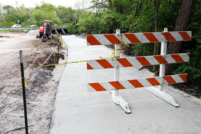 Stadium MKT Trail Connector closed for construction