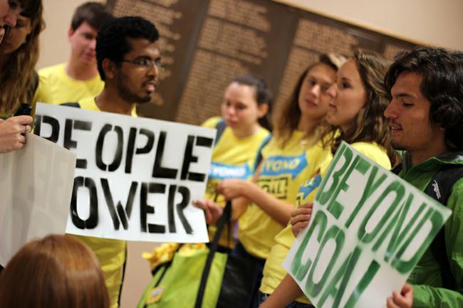Coal Free Mizzou presents case at Curators' meeting