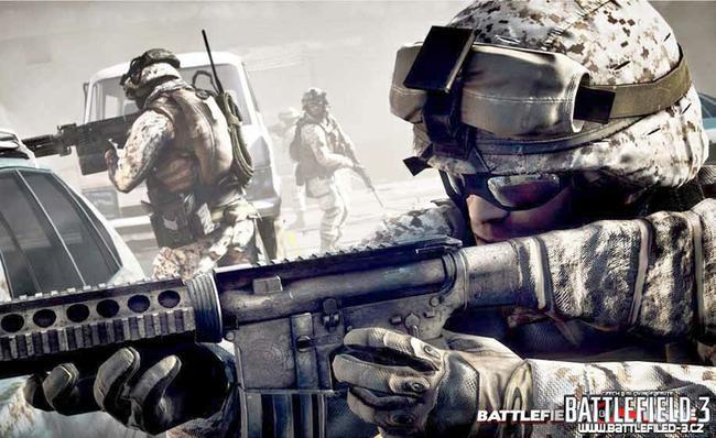 ‘Battlefield 3’ above the call?