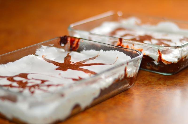 Microwave-made brownies