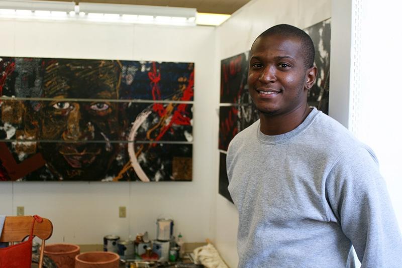 Ron Thompson explores American ideals in upcoming thesis exhibition