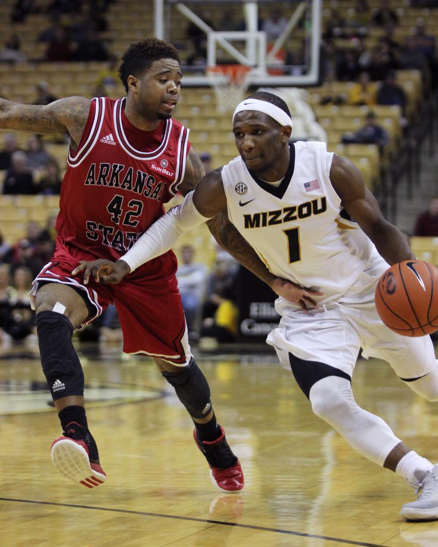 Missouri's bench adds 38 in Arkansas State win