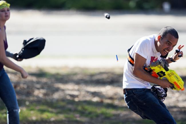 Fall game of Humans vs. Zombies begins