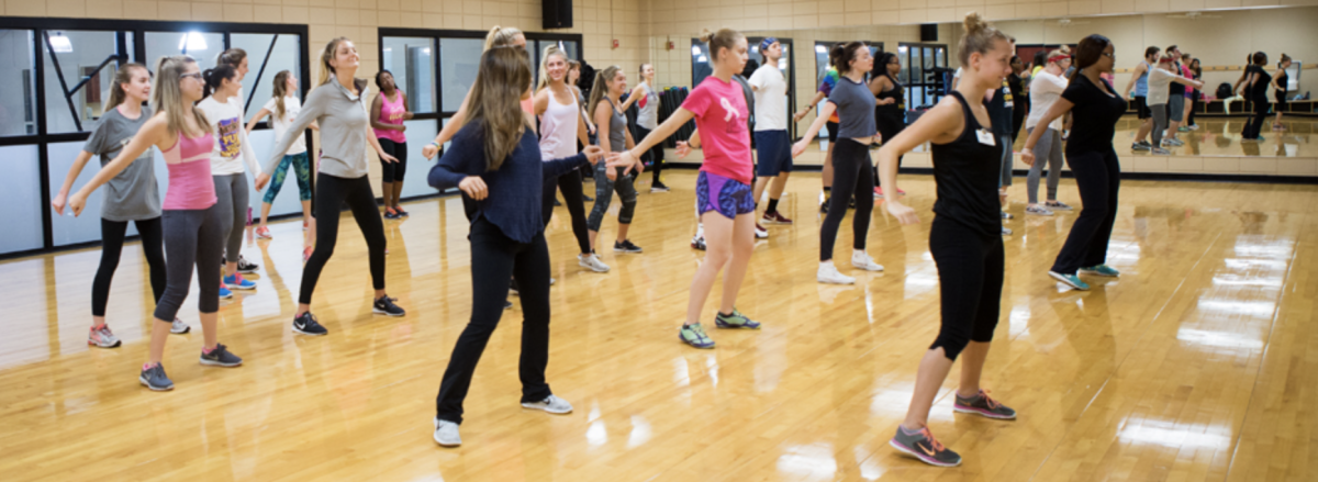 Dance Fitness provides a fun workout to anyone needing a change of pace