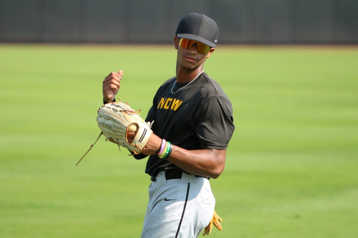 Missouri senior infielder and outfielder Cameron Benson runs on the field during the Fall World Series intrasquad tournament on Saturday, Oct. 12, 2024 at Taylor Stadium in Columbia. 