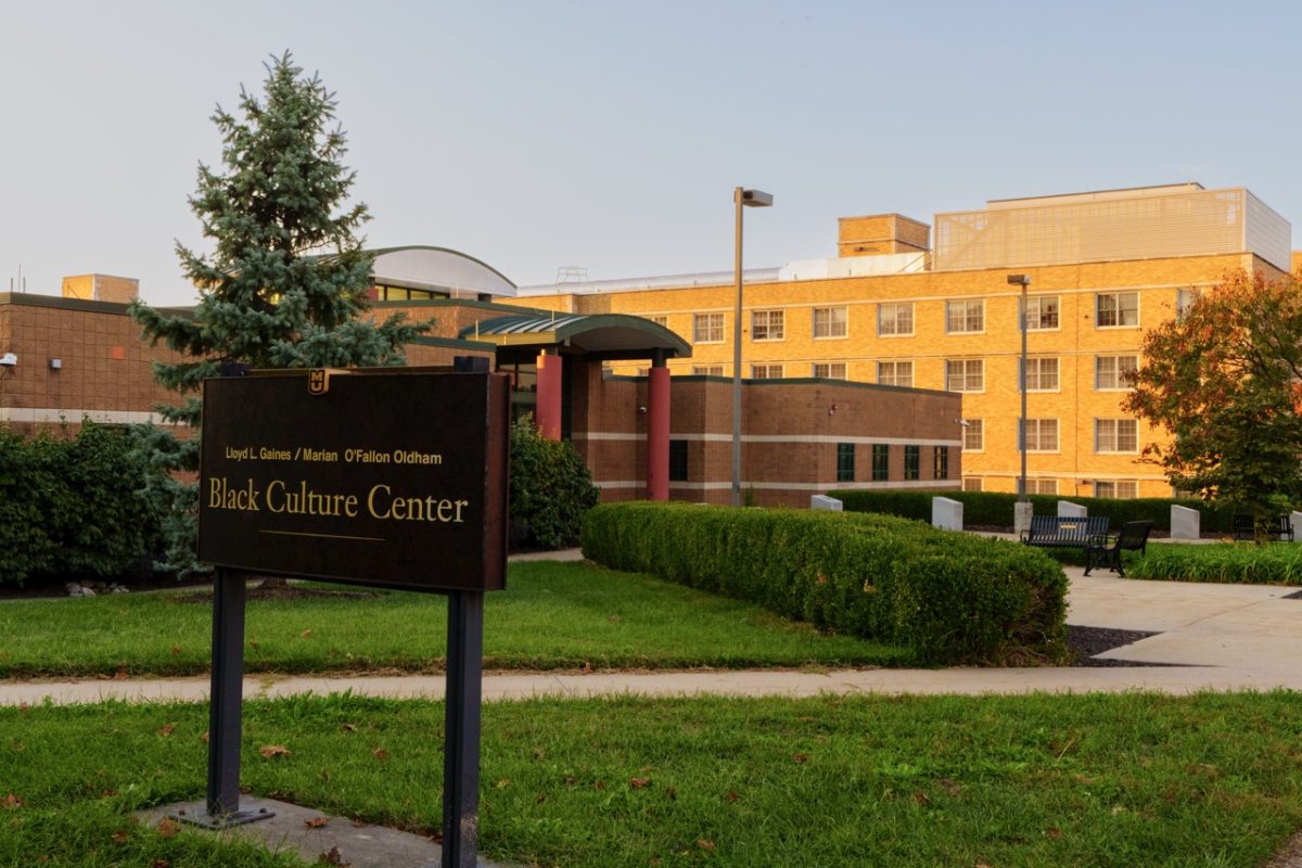 The Gaines/Oldham Black Culture Center on Wednesday, Oct. 15 at the
University of Missouri in Columbia, Mo.