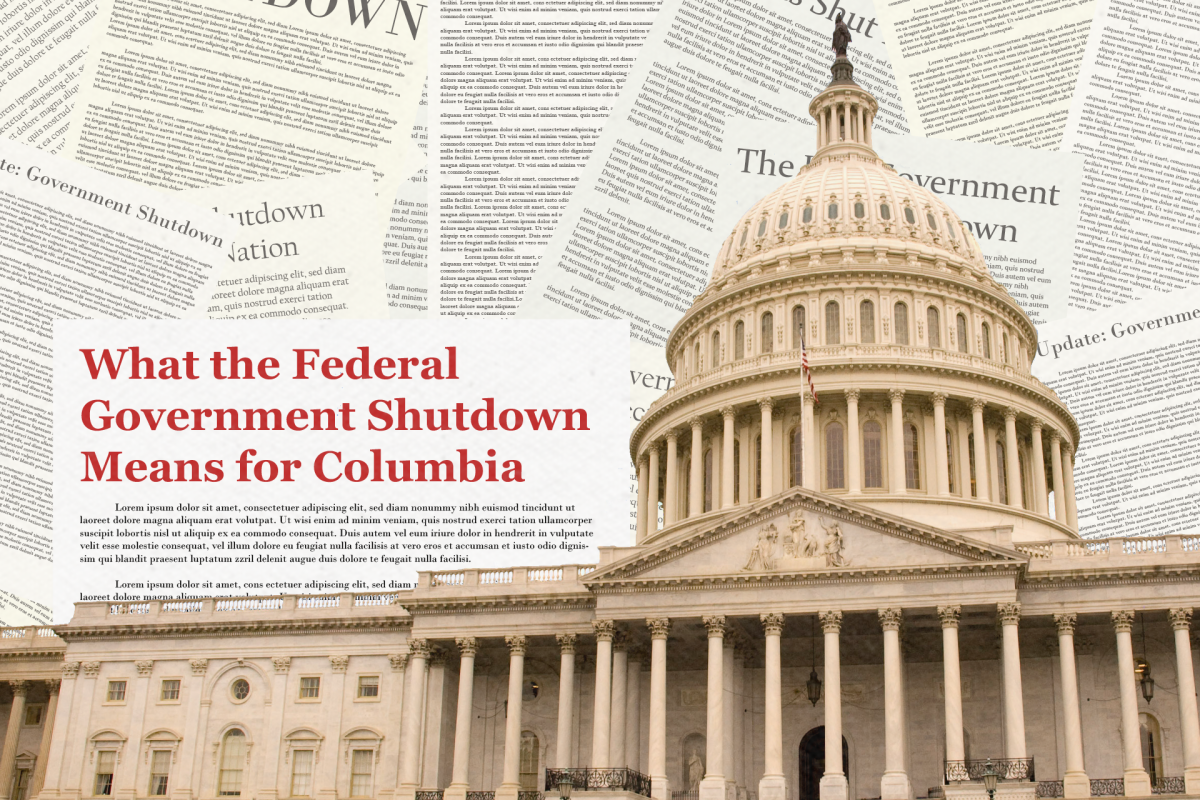 The effects of the Federal Government shutdown on Columbia