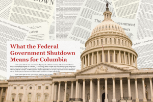 The effects of the Federal Government shutdown on Columbia