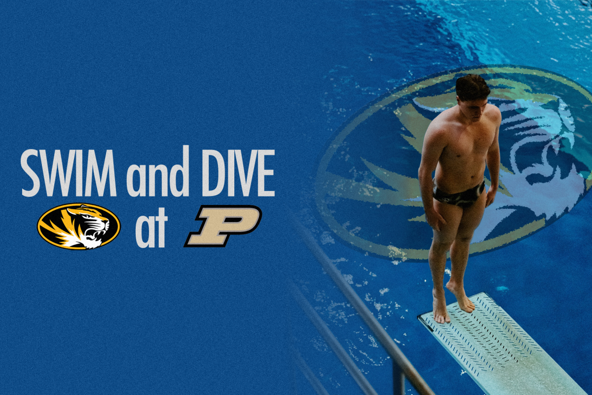Missouri swimming and diving team loses the first event of the season at Purdue