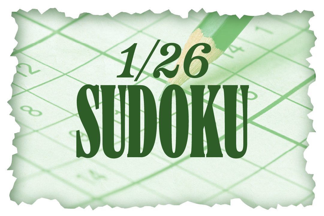 Sudoku | Jan. 26