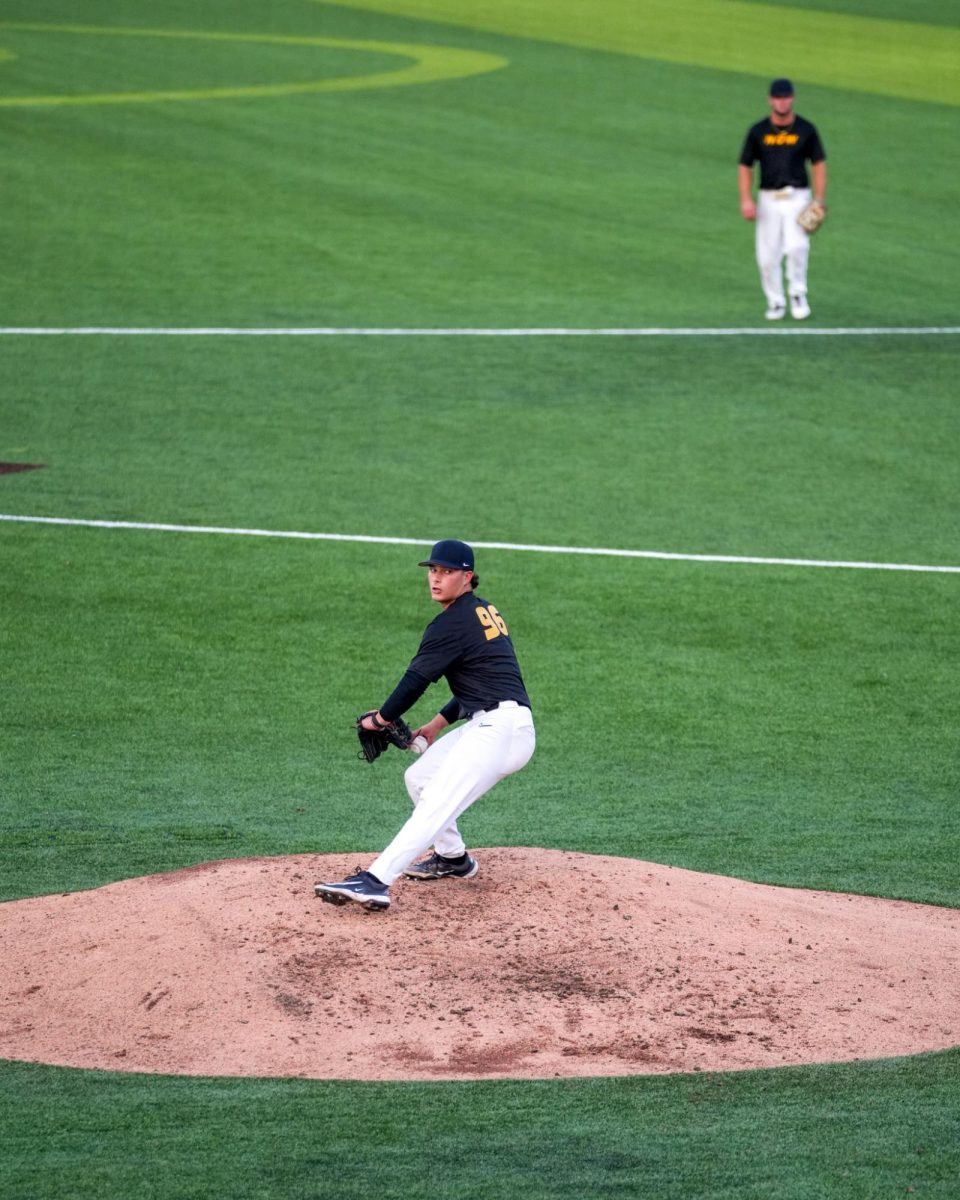 Missouri baseball player prepares to pitch on Wednesday, Oct. 1 2025, at
Taylor Stadium in Columbia, Mo.